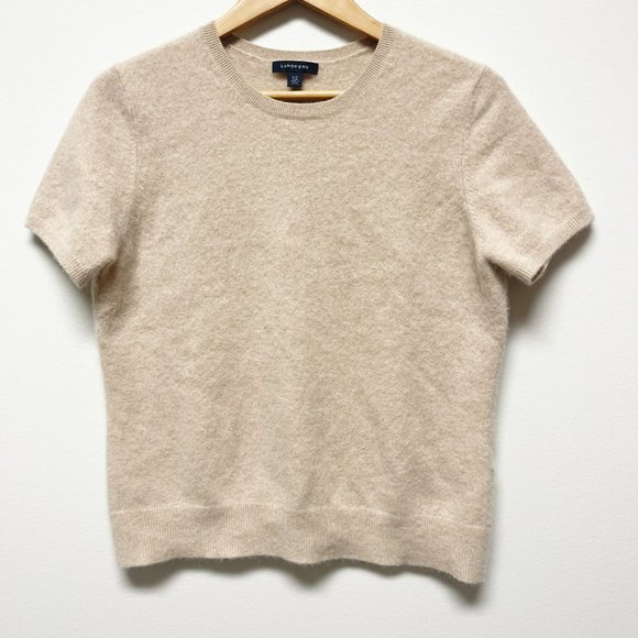 Lands' End Sweaters - 🚨SOLD🚨 LAND’S END 100% Cashmere Short Sleeve Sweater Size XL/P
